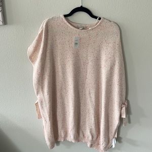 Knitted cotton tunic